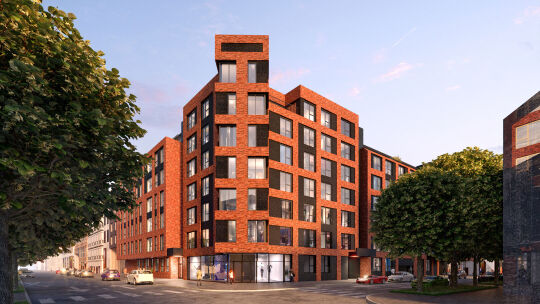 Esam uzsākuši jaunas daudzdzīvokļu ēkas būvniecību Tērbatas ielā 78a, Rīgā